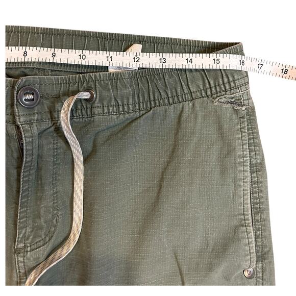 VUORI Khaki Green Lightweight Ripstop Hiking Outdoors Drawstring Women's LARGE - Picture 4 of 10